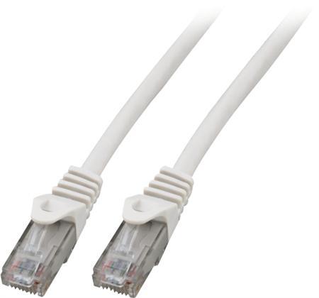 EFB ELEKTRONIK RJ45 Patch cable Cat.5e U/UTP LSZH, White 7,5 m, AWG24/7