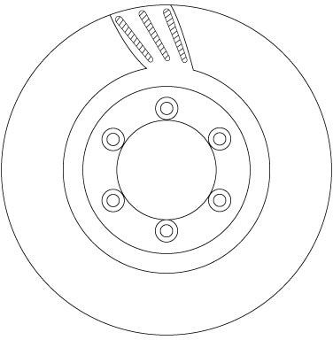 Bremseskive TRW DF6881