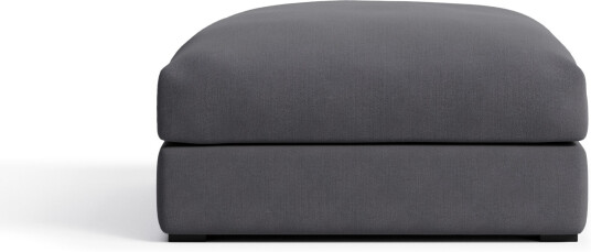 No Ga Pavarotti Ottoman Shadow Dark Grey 04 Puffer Grå Ned/metall/tre/skum