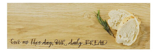 Scottish Made  Skjærebrett eik daily bread 45x15 cm