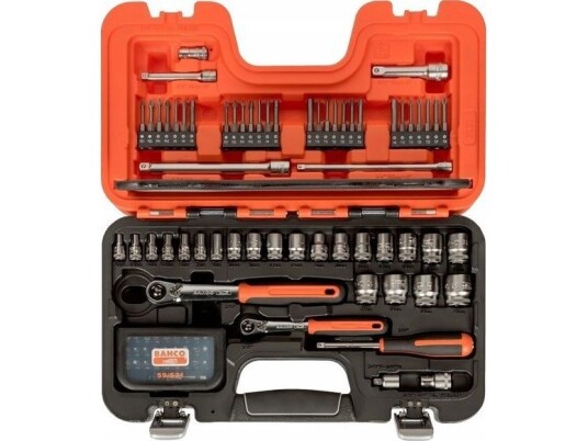 Bahco Pipenøkkelsett Slim 3/8" 1/4" - 91 deler
