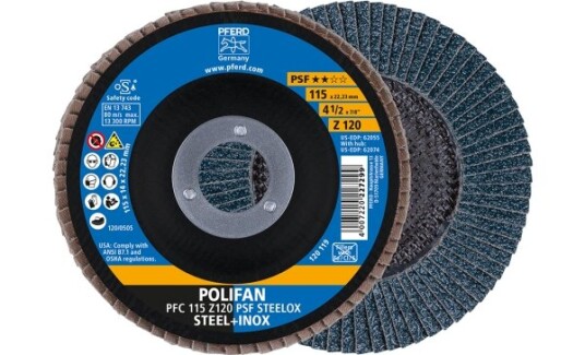 Pferd Tilbehør 67769115 K120 115mm 13300 rpm 10 stk Pferd Tilbehør 67769115 K120 115mm 13300 rpm 10 stk
