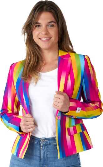 Oppo Merchandise Group OppoSuits Rainbow Glaze Dame Dressjakke 40 OSWB-1007-US10