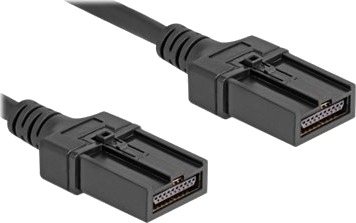 Delock High Speed Hdmi Kabel Hdmi Type E Automotive Hann Låsing Til Hdmi Type E Automotive Hann Låsing 3 M Dobbeltisolert Svart Støtte For 4K 60 Hz 3840 X 2160