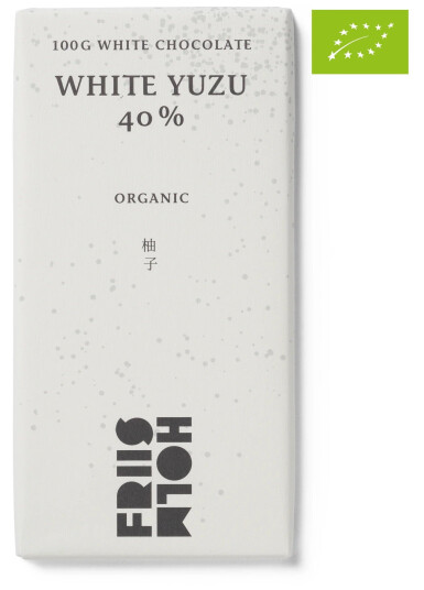 Friis-Holm Chokolade White Yuzu 40 %