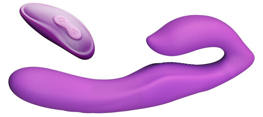 Fantasy For Her Strapless Strap-on med Vibrator - Lilla Fantasy For Her Strapless Strap-on med Vibrator - Lilla