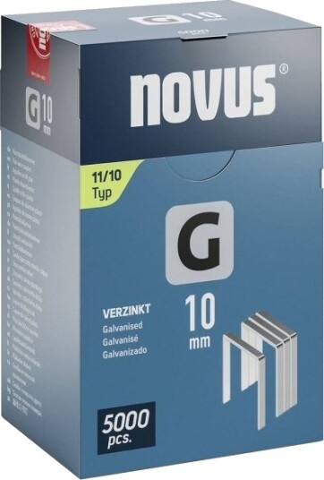Novus Flattrådstifter G Type 11 10 Mm 5000 Stk. 042 0767 Mål L X B 10 Mm X 10,6 Mm 042 0767 Novus Flattrådstifter G Type 11 10 Mm 5000 Stk. 042 0767 Mål L X B 10 Mm X 10,6 Mm 042 0767