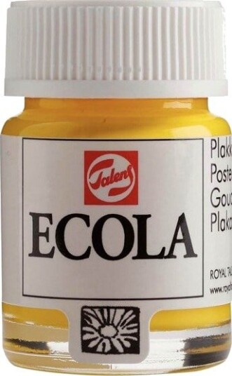 Bruynzeel Ecola Poster Paint Bottle 16ml Yellow 200