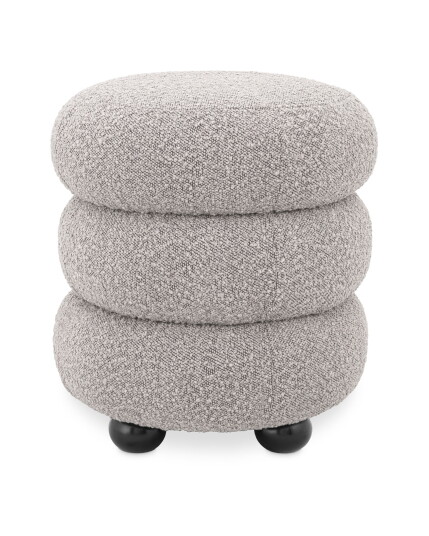 Tulum krakk bouclé grey