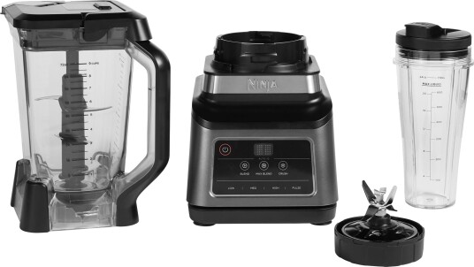 Ninja BN750EU 2-i-1 Blender med Auto-IQ 1200W Sort/Sølv Ninja BN750EU 2-i-1 Blender med Auto-IQ 1200W Sort/Sølv