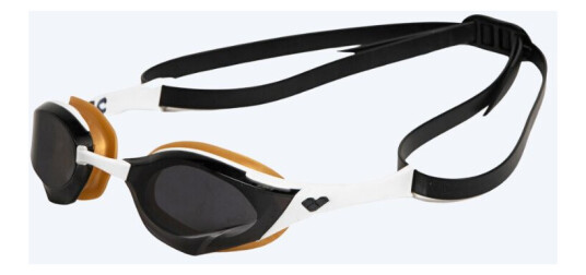 Arena svømmebriller Cobra Edge SWIPE Hvit/gull Smoke linse Arena svømmebriller Cobra Edge SWIPE Hvit/gull Smoke linse