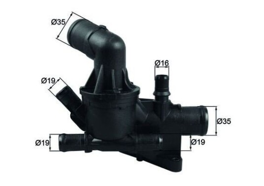 Termostat MAHLE ORIGINAL TH 54 80