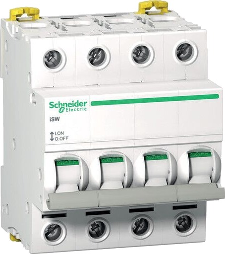 Schneider Electric Acti9 switch isw 4p 63a 415vac 72mm (3606480531118)