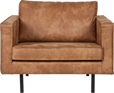 Bepurehome Rodeo Lenestol i øko-skinn - Cognac Unoliving 1602273-01-93 1610495-03-0