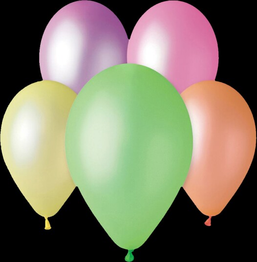 Ballongkungen Ballonger Neon Flerfargede 100-pakning 118117-100