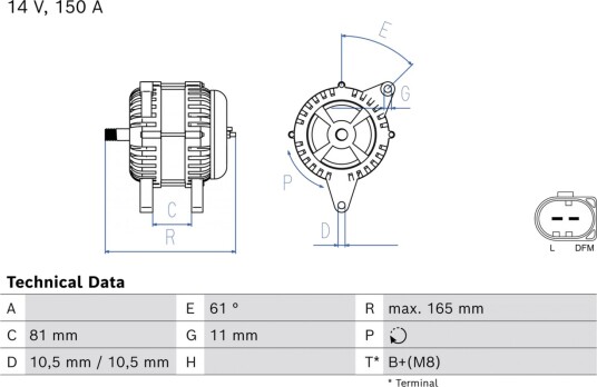 Dynamo BOSCH 0 986 082 310