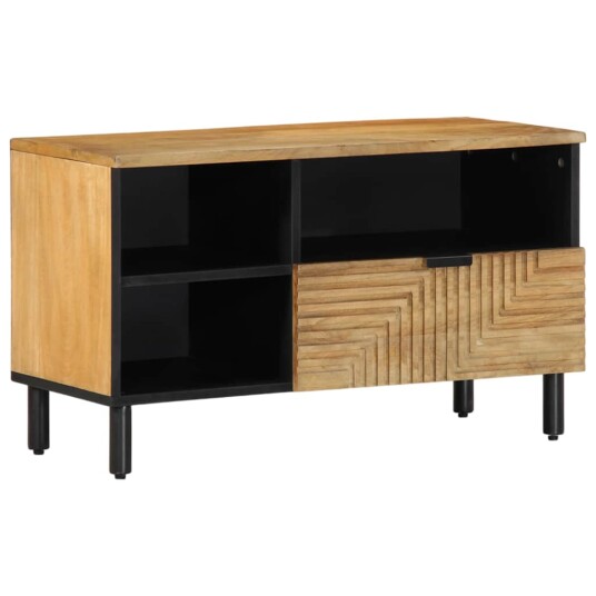 TV benk brun 80x33x46 cm heltre mango