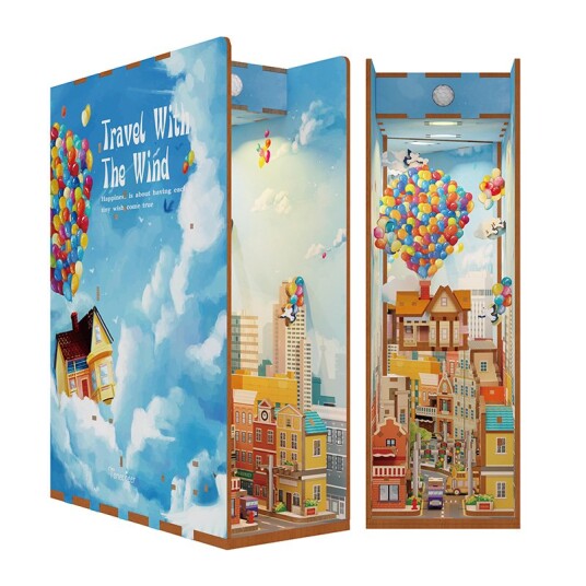 Puslespill 3D 143 Book Nook Travel Wind