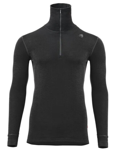 Aclima WarmWool Polo (M) herre, jet black - Str. 3XL Aclima WarmWool Polo (M) herre, jet black - Str. 3XL