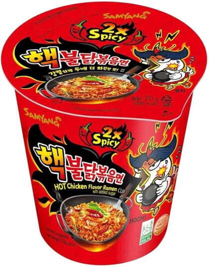Samyang Buldak 2x Spicy Hot Chicken Ramen Cup 70 gram (Korea)