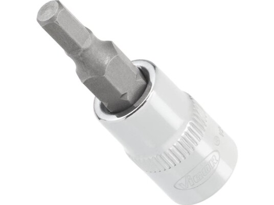 Vigor 5 Mm Udvendig Sekskant Topnøgle-Bit-Indsats 1/4" Håndverktøy Vigor 5 Mm Udvendig Sekskant Topnøgle-Bit-Indsats 1/4" Håndverktøy