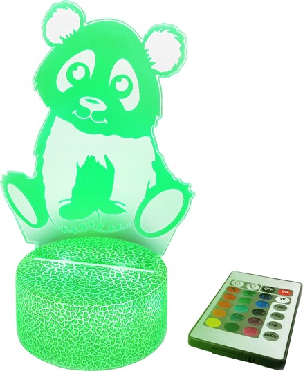 Powerpal 3D Nattlampe Panda