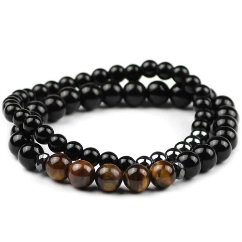 2 perle armbånd "Deluxe XL"