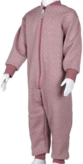 Kivat heldress i ull til småbarn Old Rose/Creme
