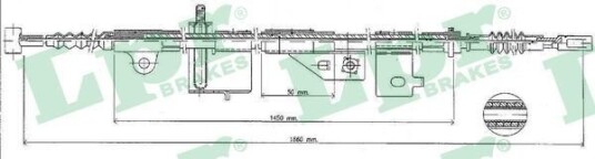 Bremsewire LPR C0498B Bremsewire LPR C0498B