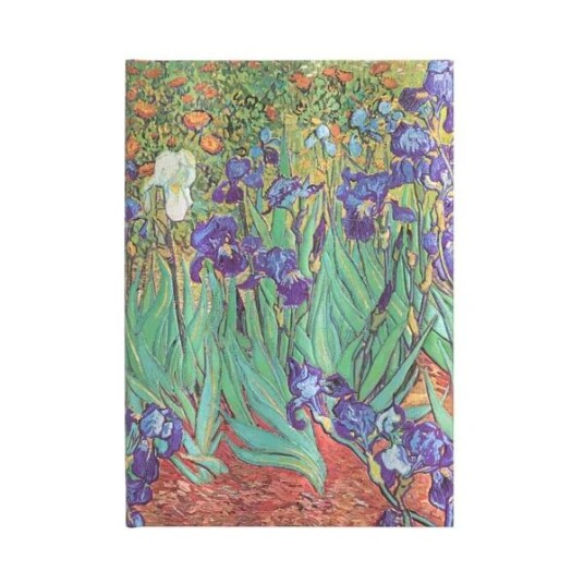 Paperblanks Notatbok Paperblanks V.Gogh Irises midi linjert Paperblanks Notatbok Paperblanks V.Gogh Irises midi linjert