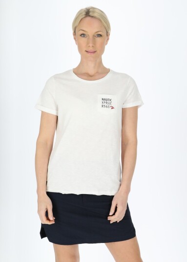 Nautic Experience Marstrand Pocket Tee W White 46 T-Shirts