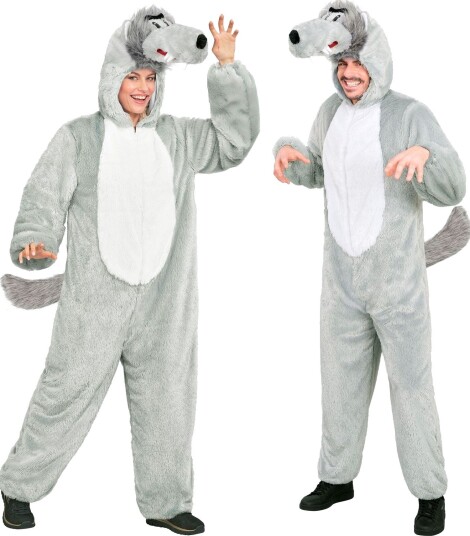 Kigurumi Ulvekostyme til Voksen - Unisex - M/L