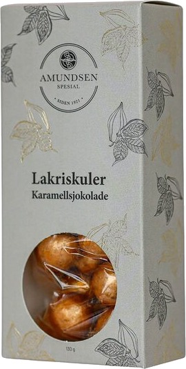 Amundsen Spesial Lakriskuler 130 g karamellsjokolade