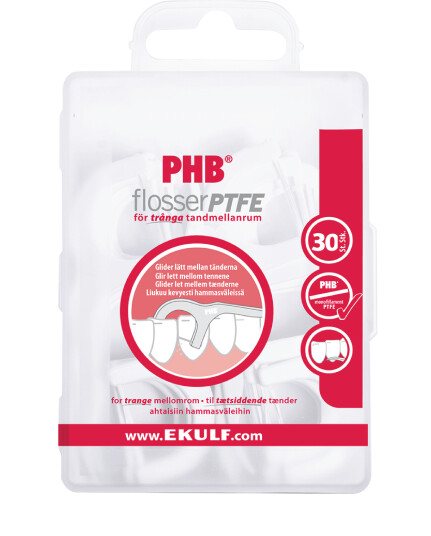 Ekulf PHB Flosser tanntrådbøyle, 30 stk