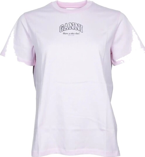 Ganni Essentials Tee Pink XL