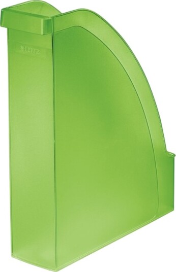 Leitz Stiftemappe Plus Din A4 Polystyren Grønn Frost Med Gripefordypning Høy Forside   1 Stk 2476 00 56