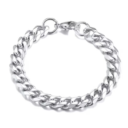 Pansar Link Armbåndskjede armbånd sølv 11,5mm Pansar Link Armbåndskjede armbånd sølv 11,5mm