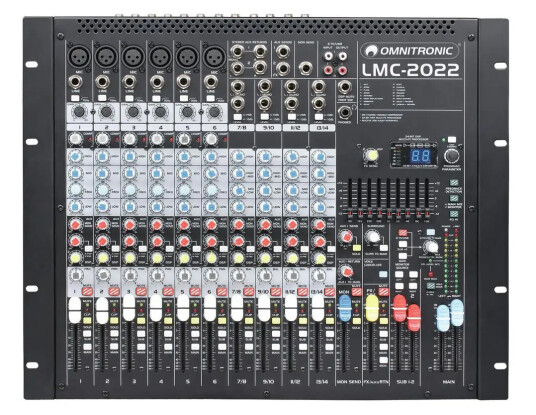 Omnitronic Lmc-2022fx Usb Mixing Console Omnitronic Lmc-2022fx Usb Mixing Console