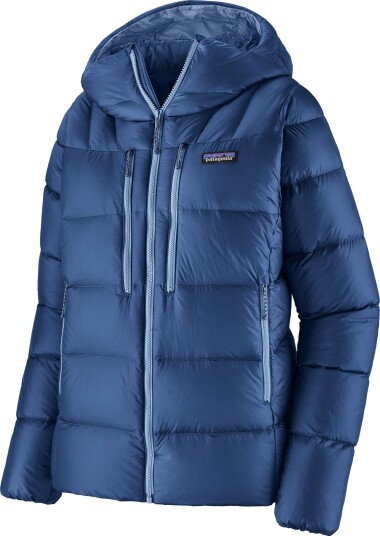 Patagonia Fitz Roy Down Hoody Dame Clement Blue L