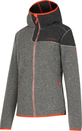 La Sportiva Women's Iride Hoody Cloud/cherry Tomato L