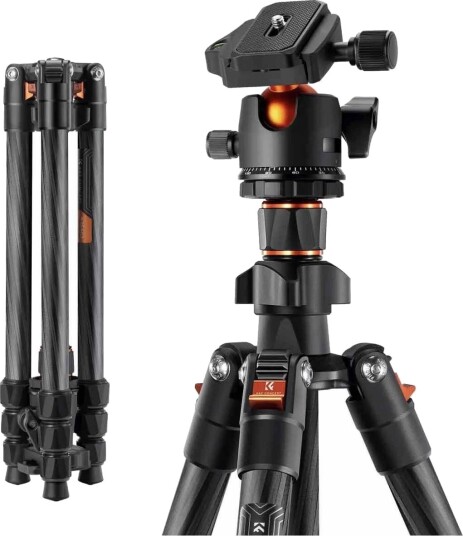 K&F Concept K254C2 karbonstativ med kulehode 162cm