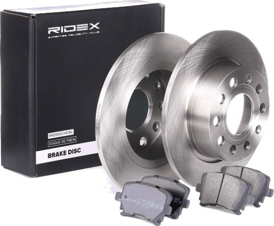Bremseskiver og klosser RIDEX 3405B0023
