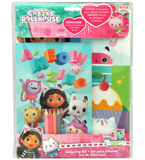 Euromic GABBY'S DOLLHOUSE Scratch set w/pencil Euromic GABBY'S DOLLHOUSE Scratch set w/pencil