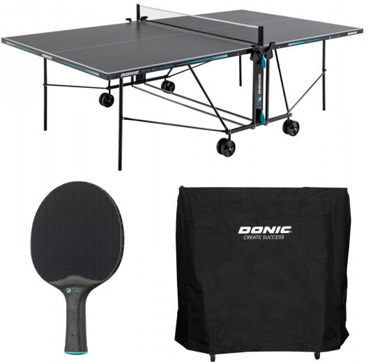 Donic Outdoor Table Tennis Table Style 600 incl. Accessory Set Donic Outdoor Table Tennis Table Style 600 incl. Accessory Set