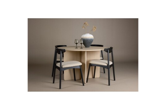 Venture Home Rundt spisesett Ven Tyresö Beige