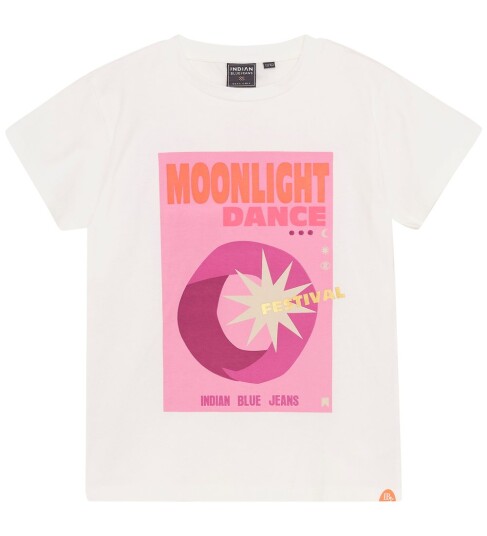 Indian Blue Jeans T-Shirt Moonlight White 176 Indian Blue Jeans T-Shirt Moonlight White 176
