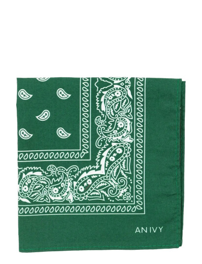 AN IVY Green Bandana Pocket   Green   ONE SIZE
