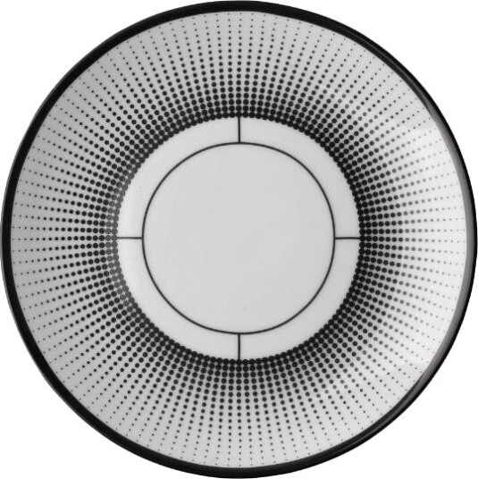 Magnor Voyage asjett 15 cm hvit/svart