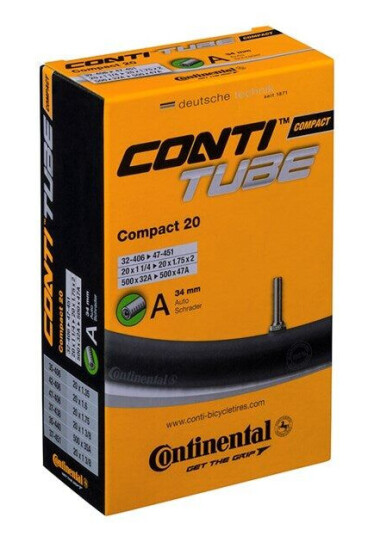 Continental Compact 20 X 1,30-1,90 Bilventil Slange