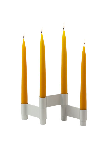 Studio About Link Candle Holder   Silver   ONE SIZE x 11
